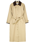 Abercrombie & Fitch Beige Waxed Mac Coat UK M