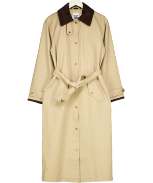 Abercrombie & Fitch Beige Waxed Mac Coat UK M