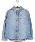 Nobody's Child Blue Denim Oversized Jacket UK 8