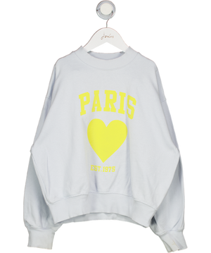 ZARA Blue Graphic Paris Logo Sweatshirt 9 Years