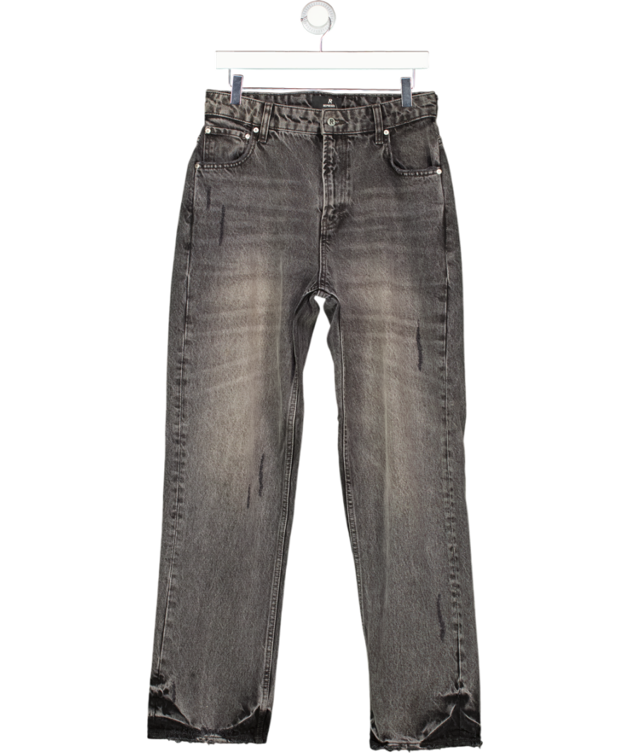 REPRESENT Charcoal Grey R2 Rep Denim Straight Leg Jeans W32