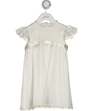 La Coqueta Cream Lace Dress 3 Years