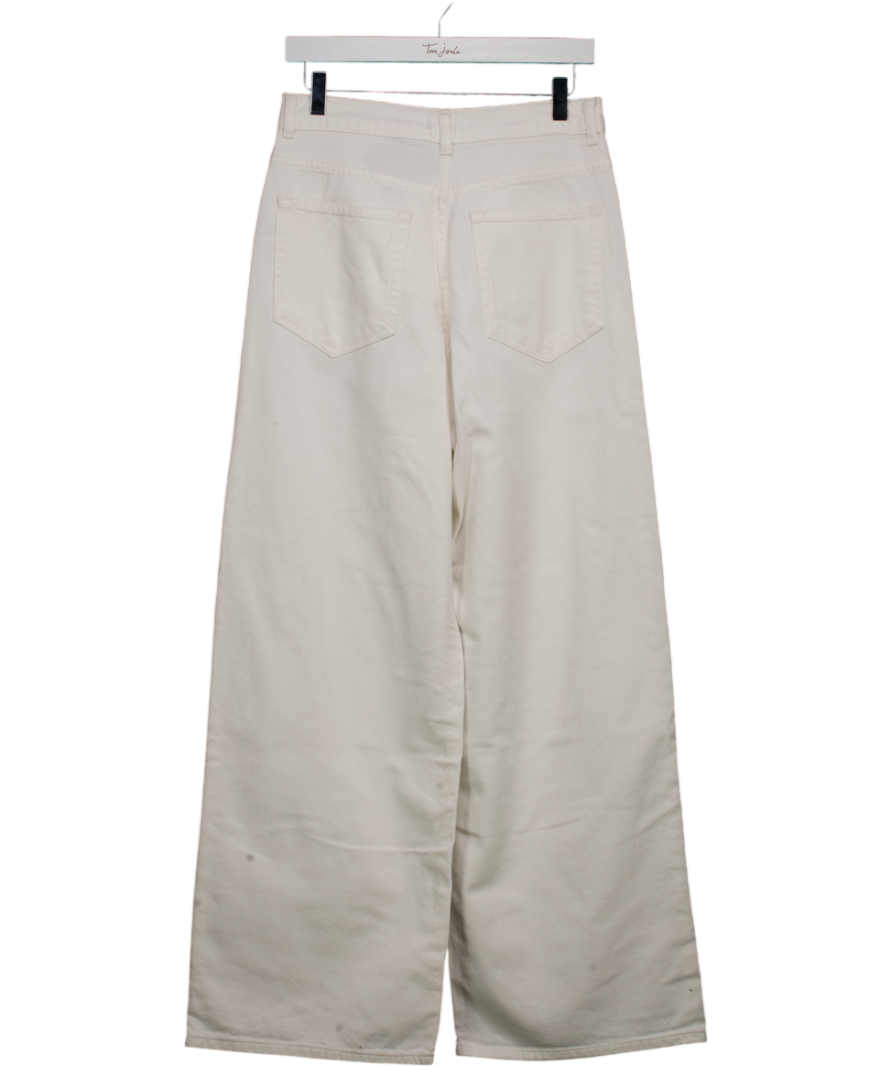 ME + EM White Slouchy Long-length Jeans W26