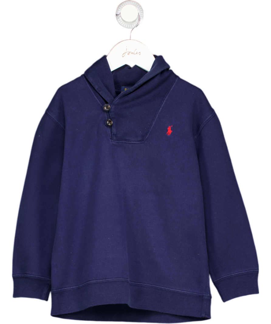 POLO RALPH LAUREN Blue Shawl Collar Jumper 6 Years