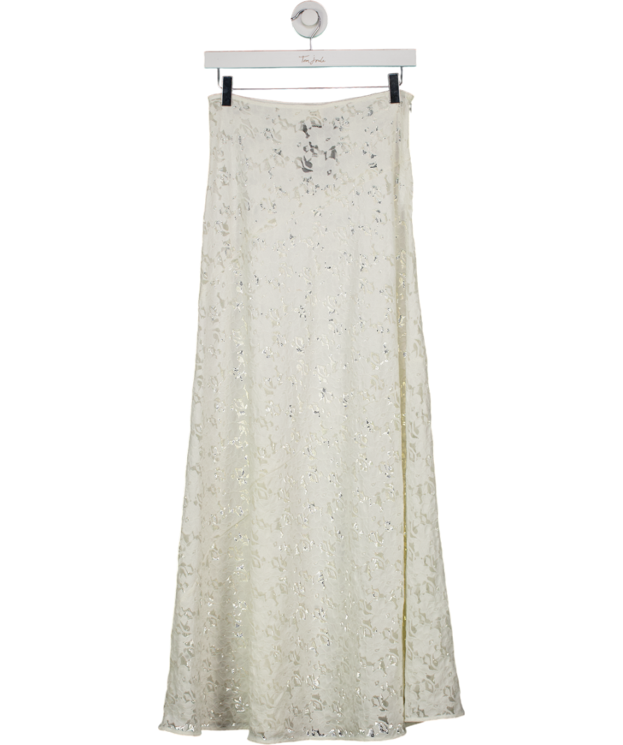 DISSH Belle Cream Lace Maxi Skirt UK 8
