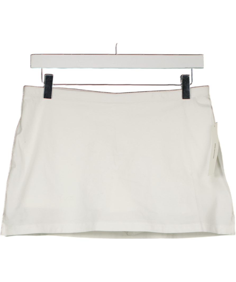 Urban Outfitters White Jersey Skort UK M