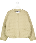 ZARA Green Heart Quilted Bomber Jacket UK XL