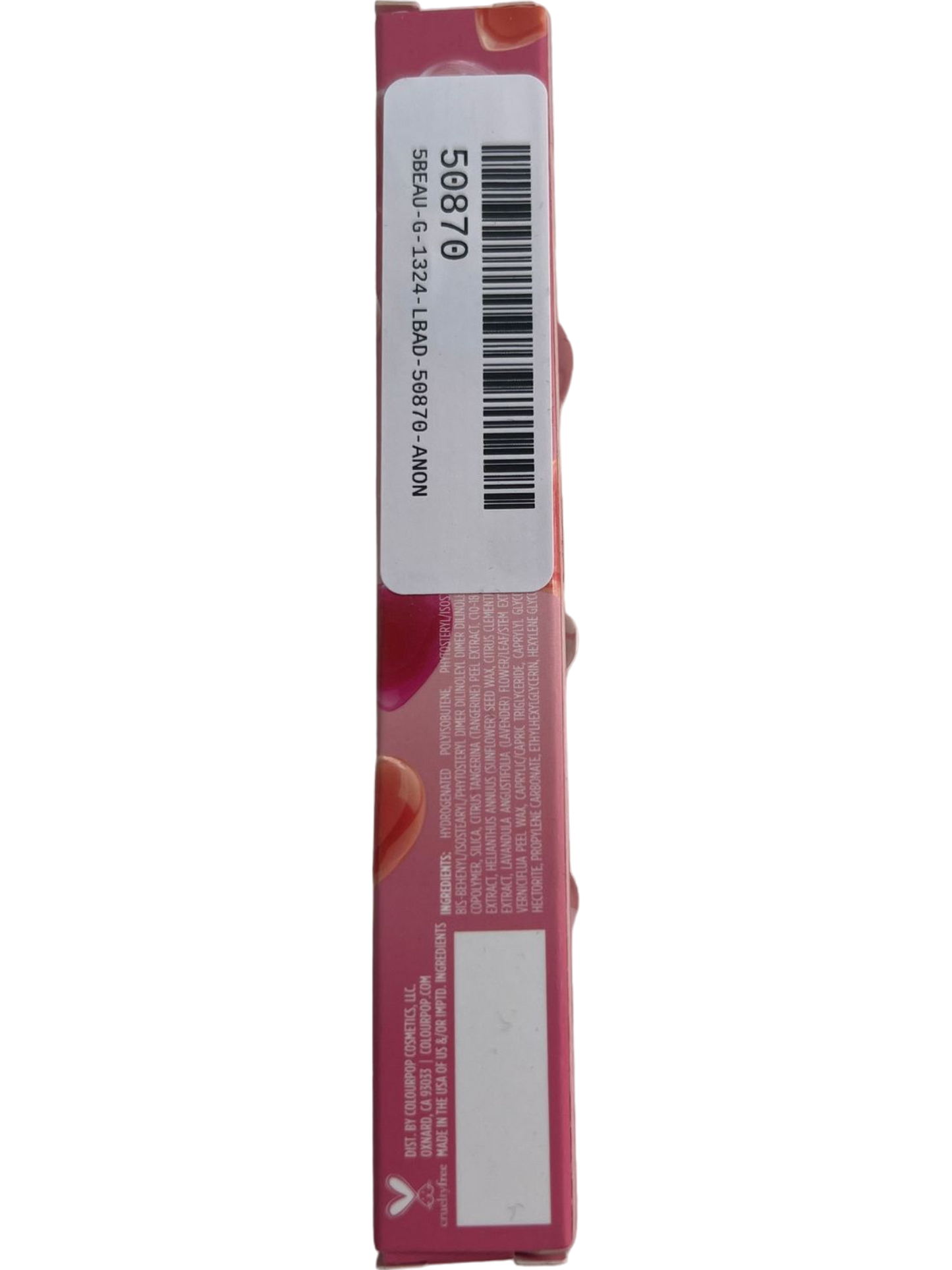 ColourPop Pink Ultra Glossy Lip Beauty Product