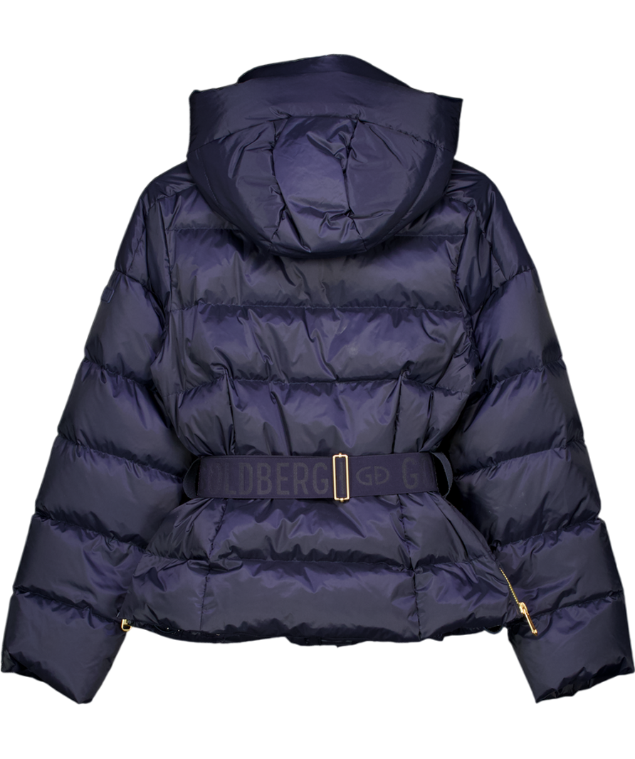 GOLDBERGH Navy Blue Belted Bea Ski Jacket UK 6