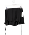Leny Babydoll Shorts - Jet Black UK XS