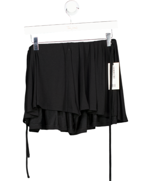 Leny Babydoll Shorts - Jet Black UK XS