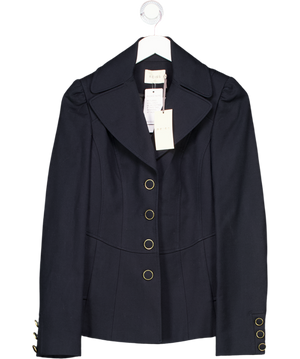 REISS Blue Fitted Blazer UK XS