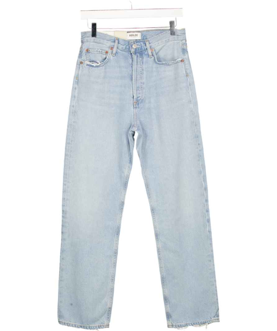 AGOLDE Blue 90s Mid-rise Loose-fit Straight-leg Jeans W25
