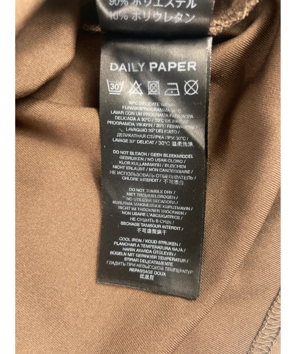 Daily Paper Elet Top Chocolate Brown UK XL — Extra shot