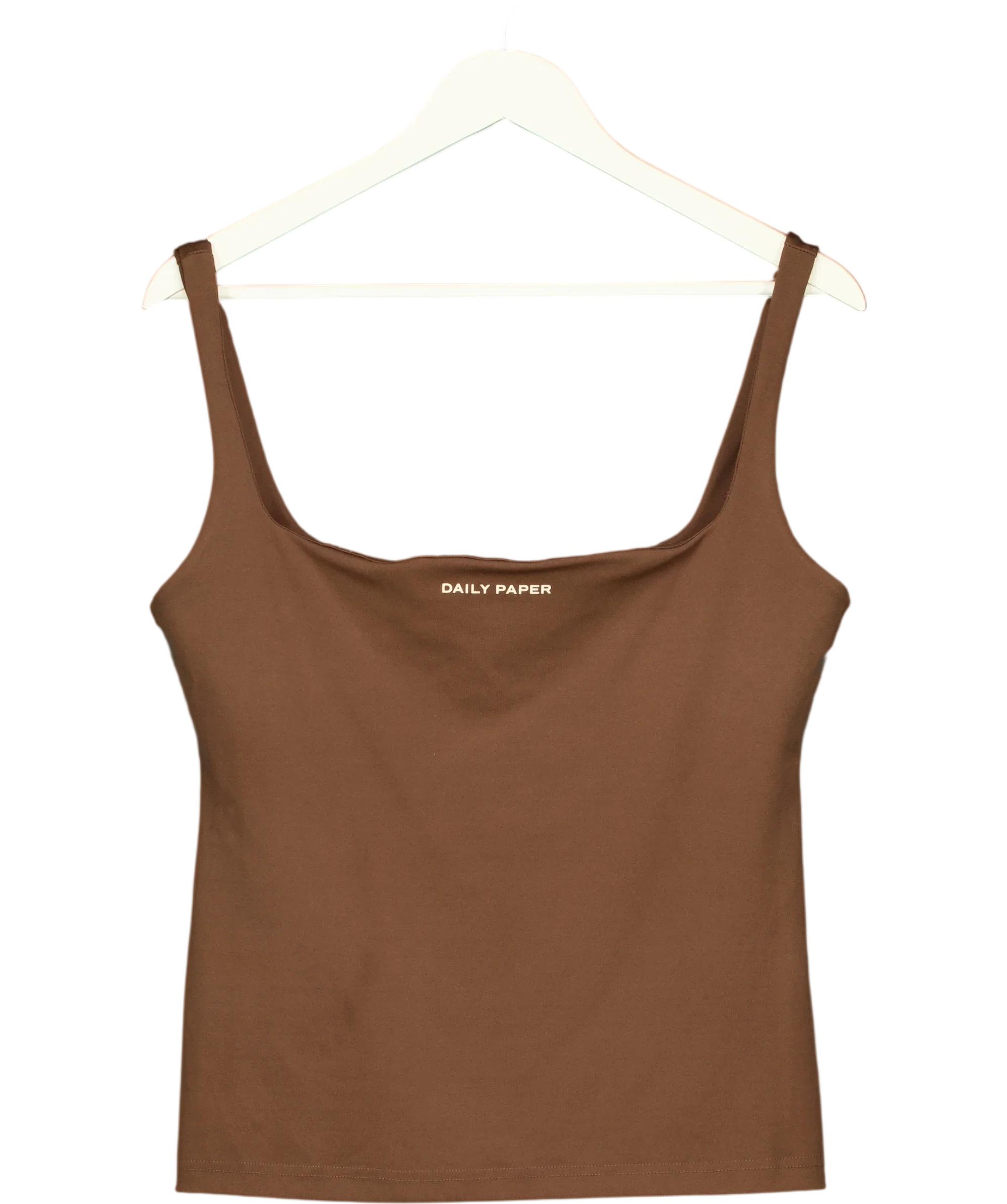 Daily Paper Brown Elet Top Chocolate Brown, size UK XL — front