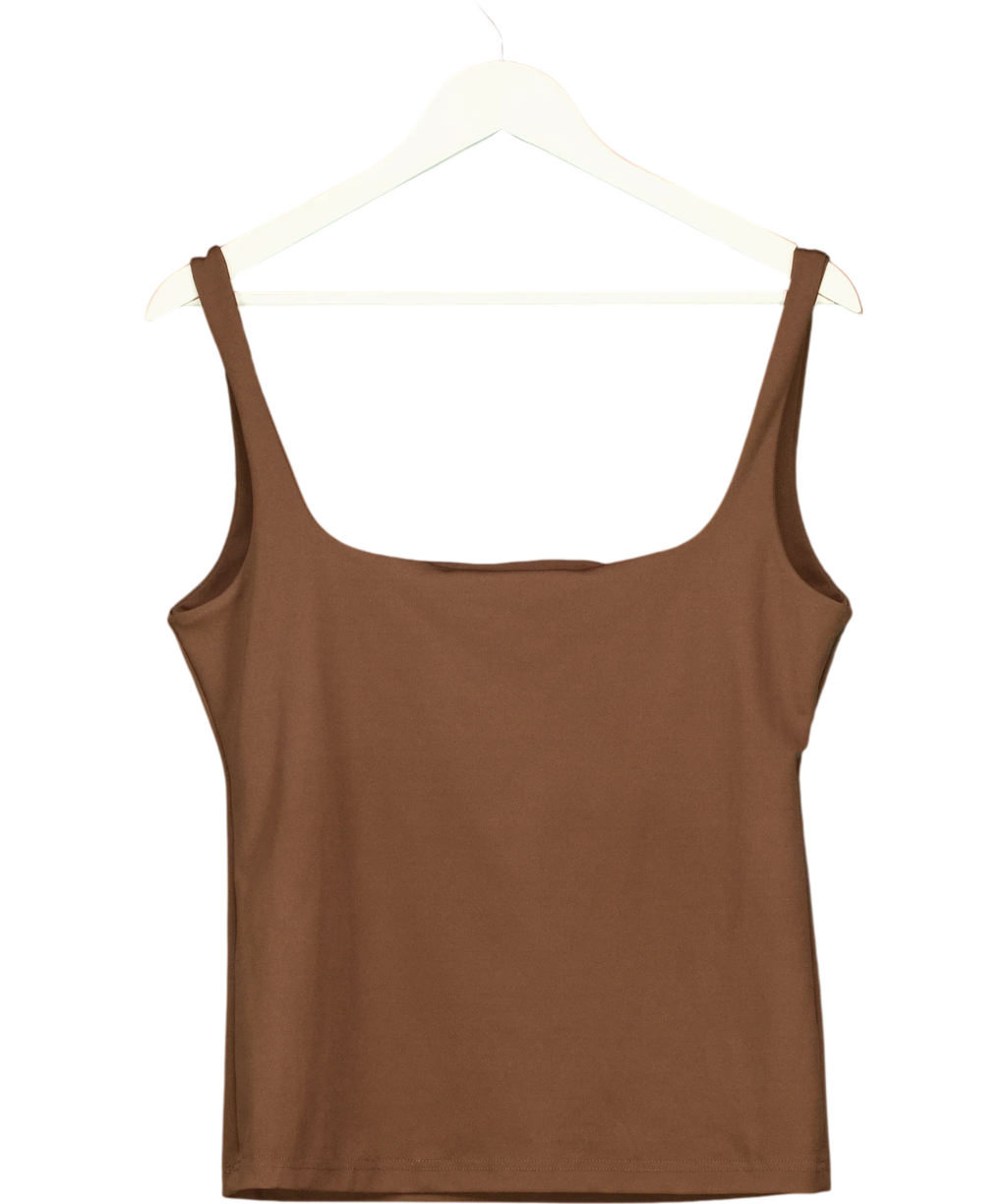 Daily Paper Brown Elet Top Chocolate Brown, size UK XL — back