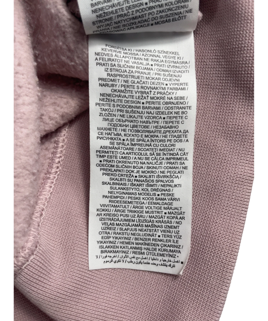 Nike Pink Sportswear Phoenix Fleece Over-Oversized Crewneck Sweatshirt Pink, size UK XL — care label