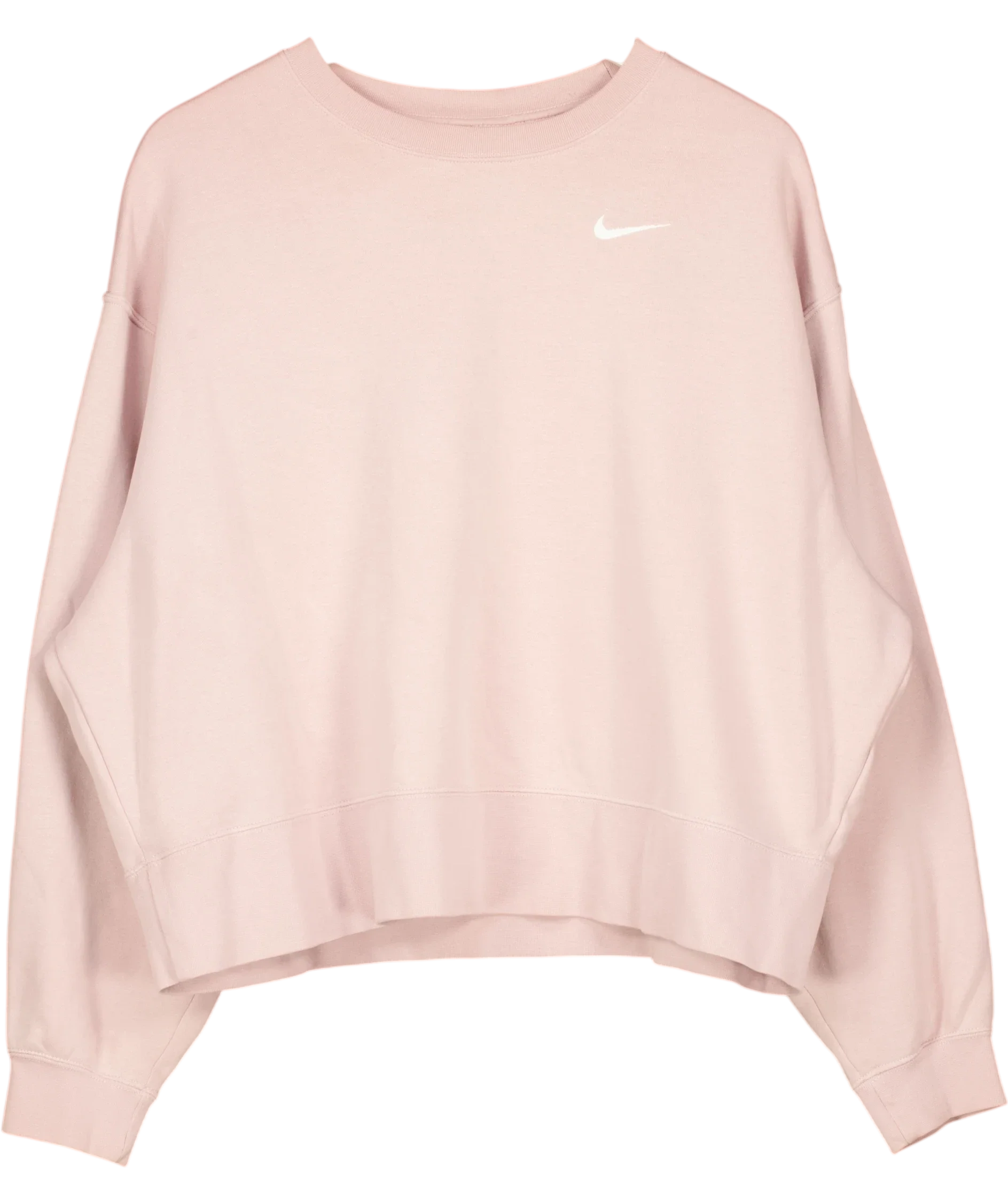 Nike Pink Sportswear Phoenix Fleece Over-Oversized Crewneck Sweatshirt Pink, size UK XL — front