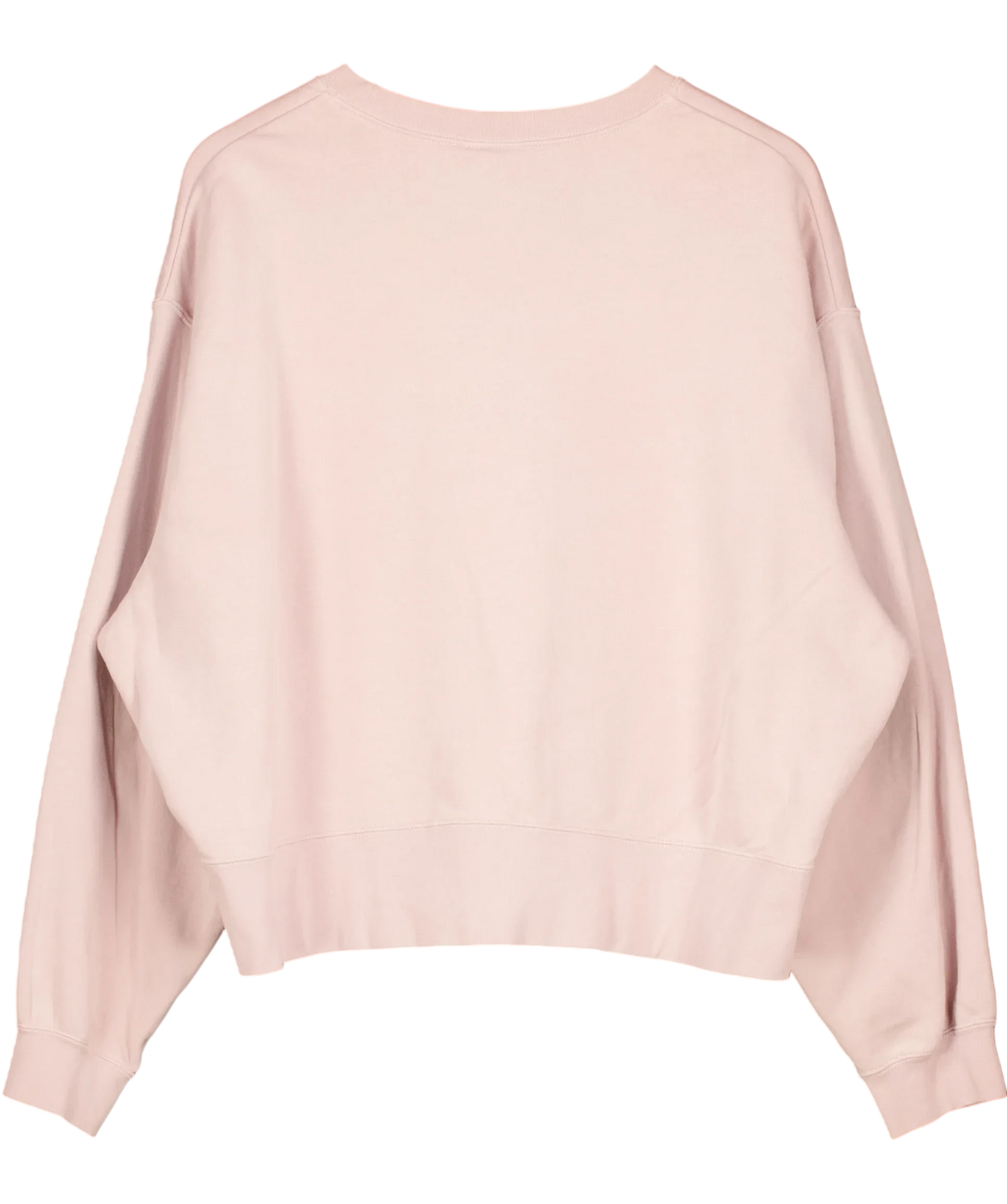 Nike Pink Sportswear Phoenix Fleece Over-Oversized Crewneck Sweatshirt Pink, size UK XL — back