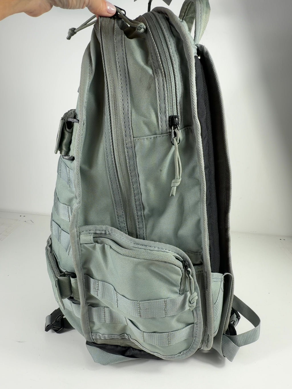 Nike Green SB RPM Mica Green Skate Backpack One Size — care label
