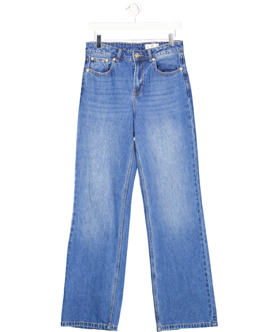 Lefties Blue Straight Fit Jeans UK 8