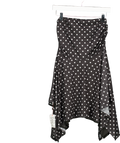 ASOS Black Polka Dot Bandeau Mini Dress UK S