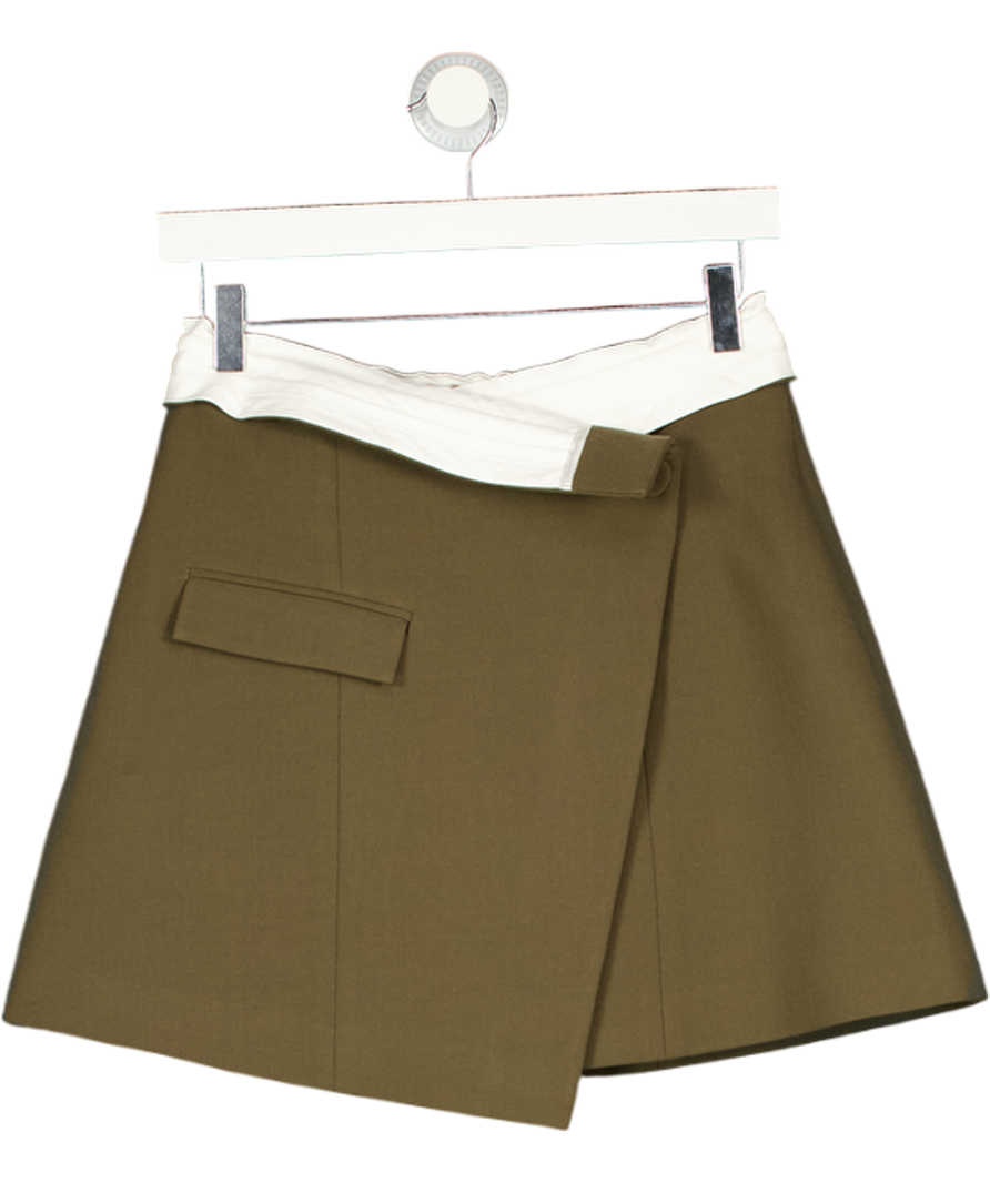 ANNA QUAN Green Darcy Skirt (khaki Green) UK 8