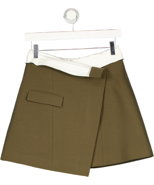 ANNA QUAN Green Darcy Skirt (khaki Green) UK 8