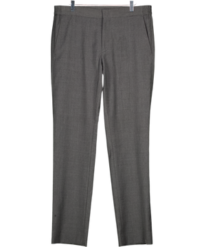 SANDRO Charcoal Grey Virgin Wool Trousers Sz42 UK L