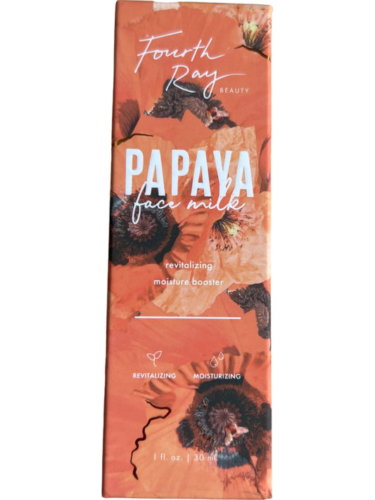 Fourth Ray Beauty Papaya Face Milk Revitalizing Moisture Booster 1 fl. oz. 30 ml