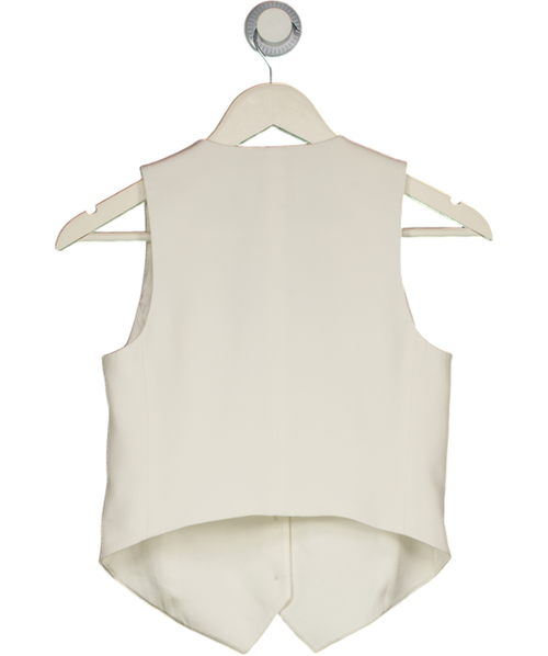 ARITZIA Babaton Ivory White Waistcoat Top Sz00 UK XXS
