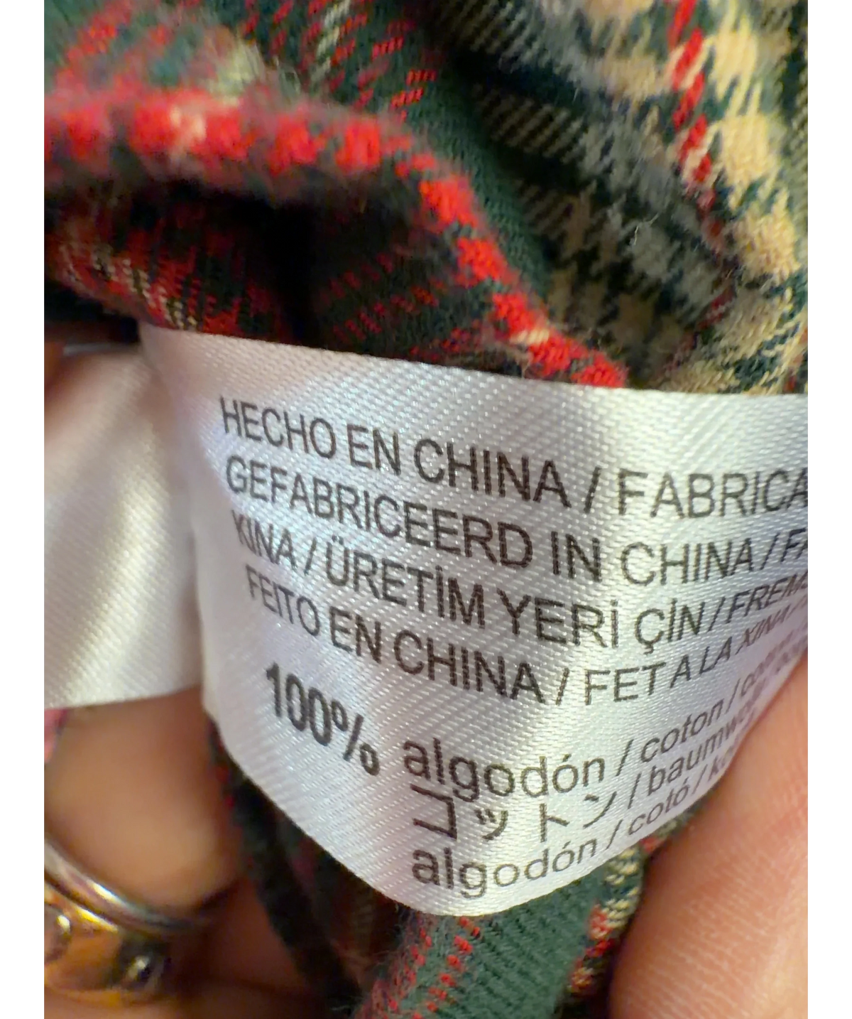 ZARA Green Colour, size 7 Years — label