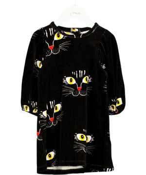 Mini Rodini Black Cats Dress 4 Years