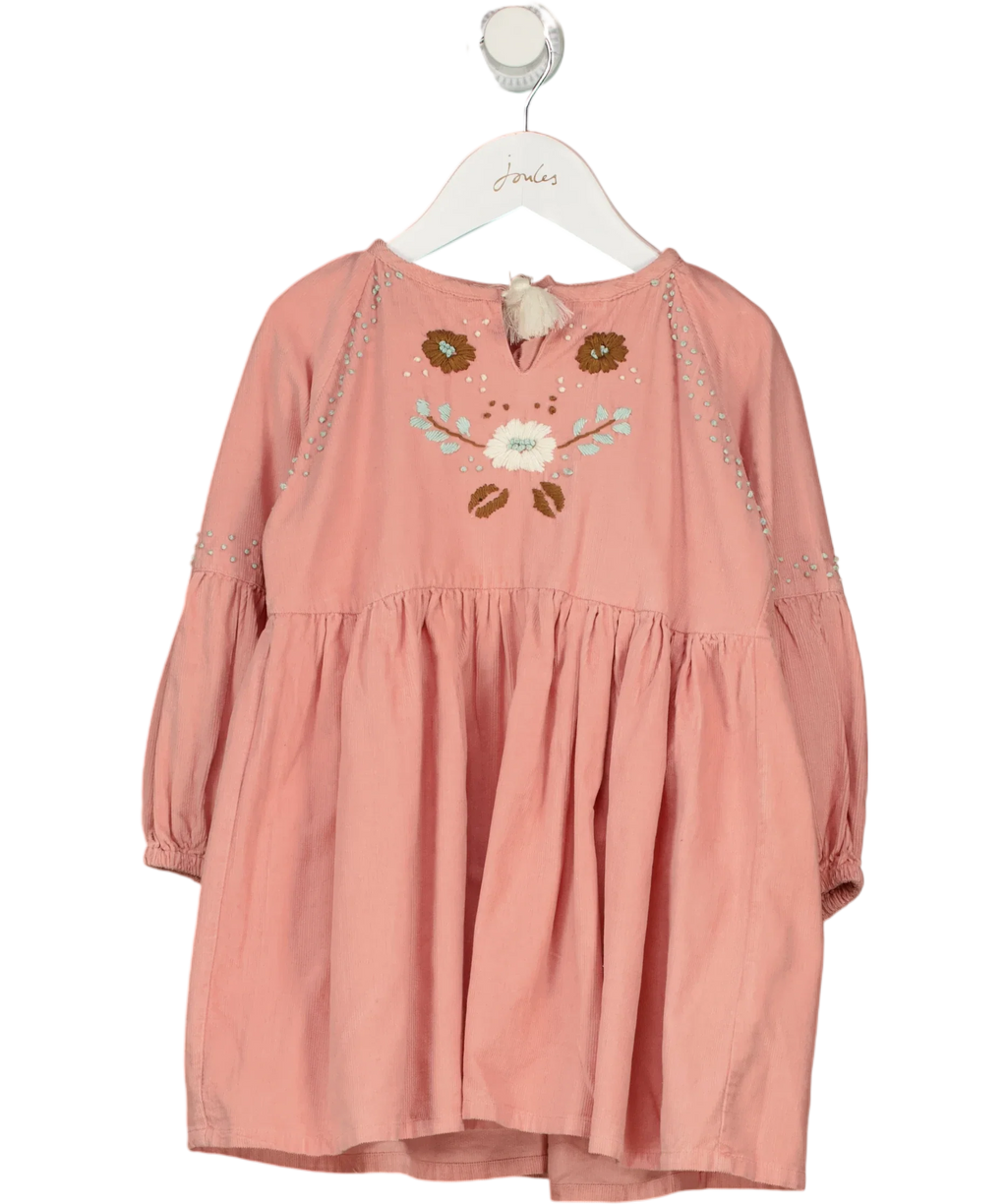 Lanidor Kids Pink Long Sleeve Dress 4 Years — Front