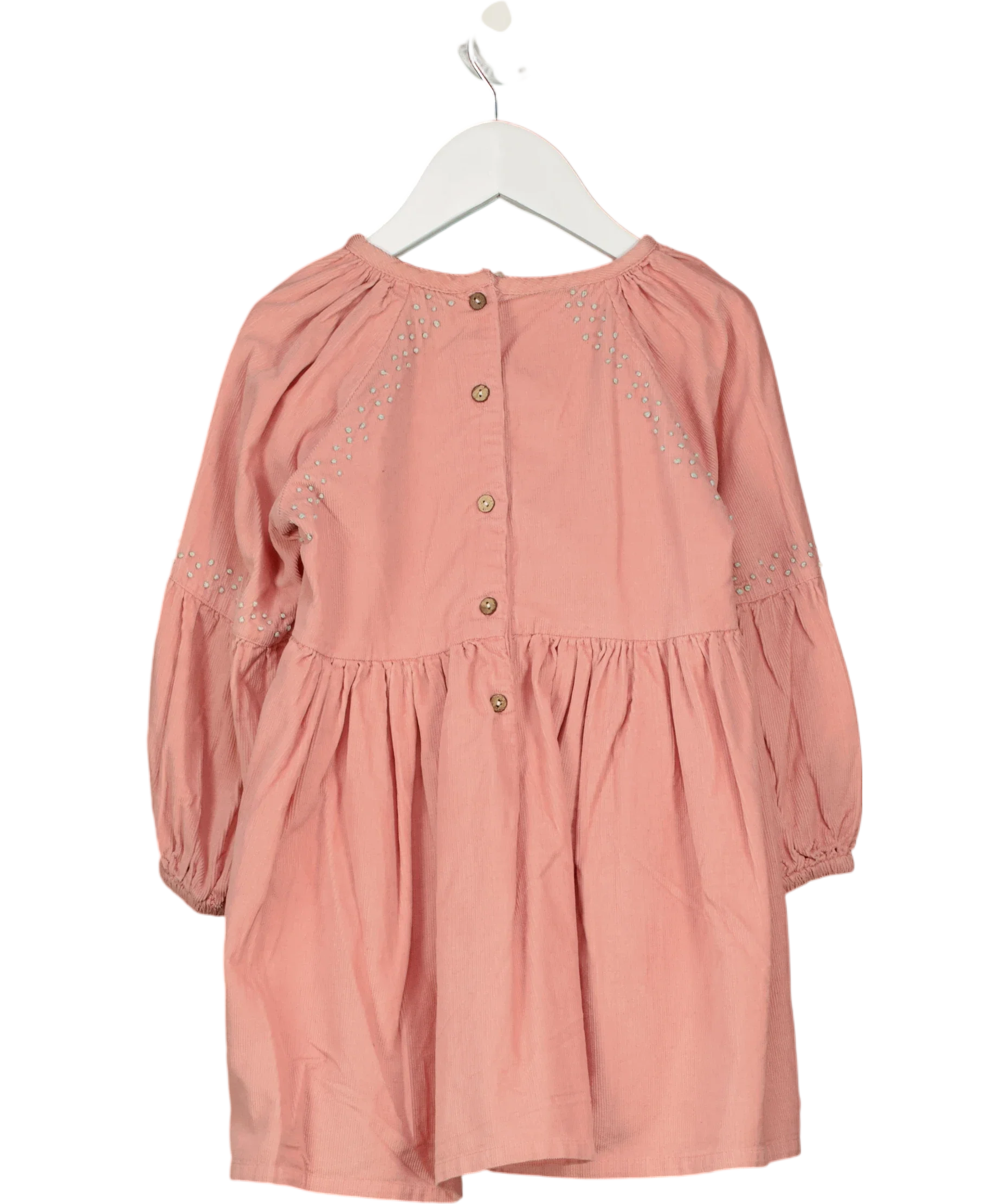Lanidor Kids Pink Long Sleeve Dress 4 Years — Back