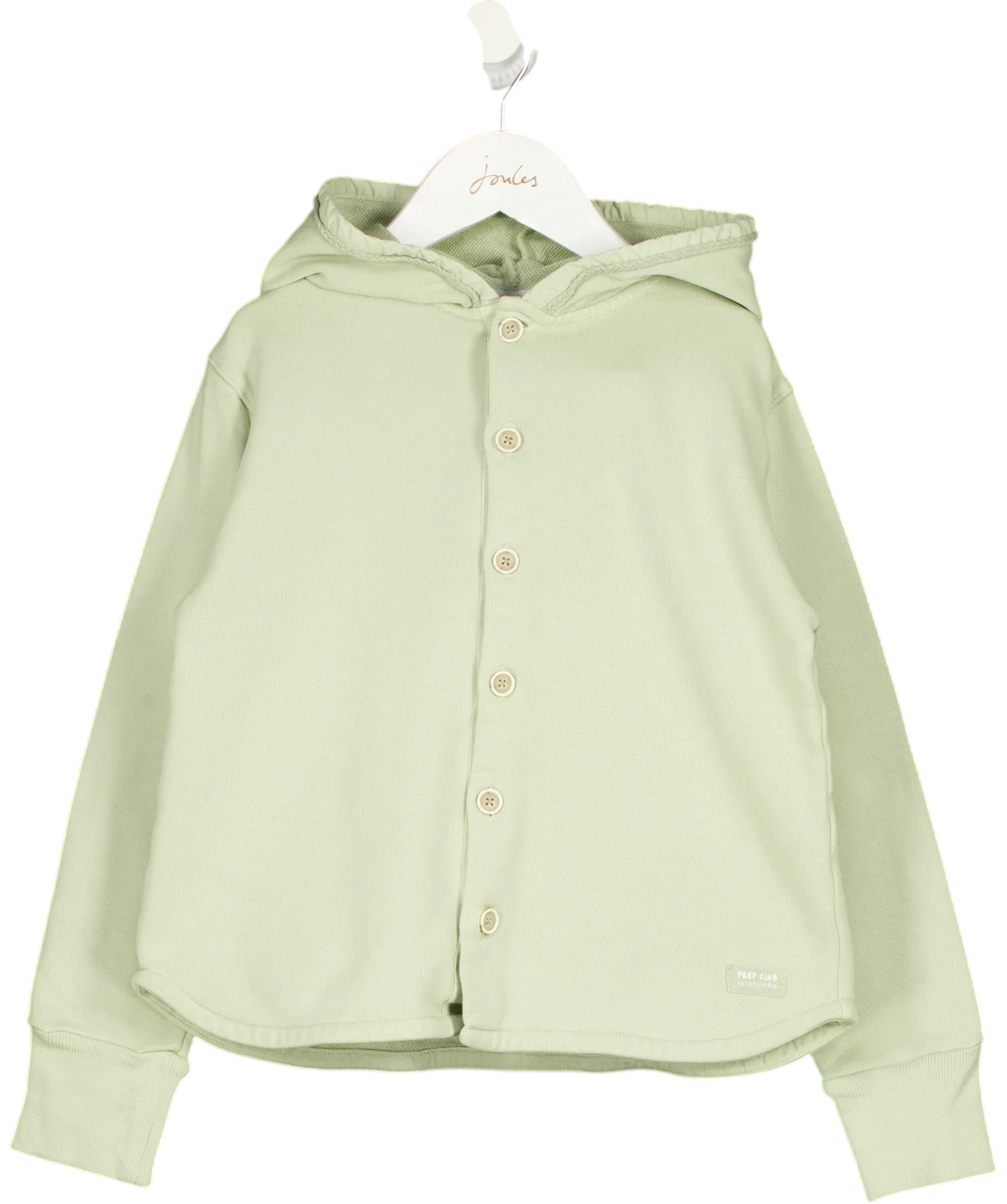 laranjinha Green Sweater Plain Carded Jersey 5 Years — Front