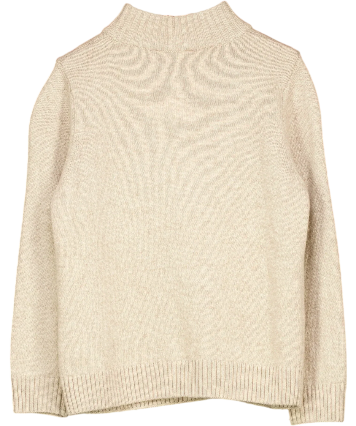 Thomas Brown Beige mock-neck race car knit jumper, size 6 Years — back