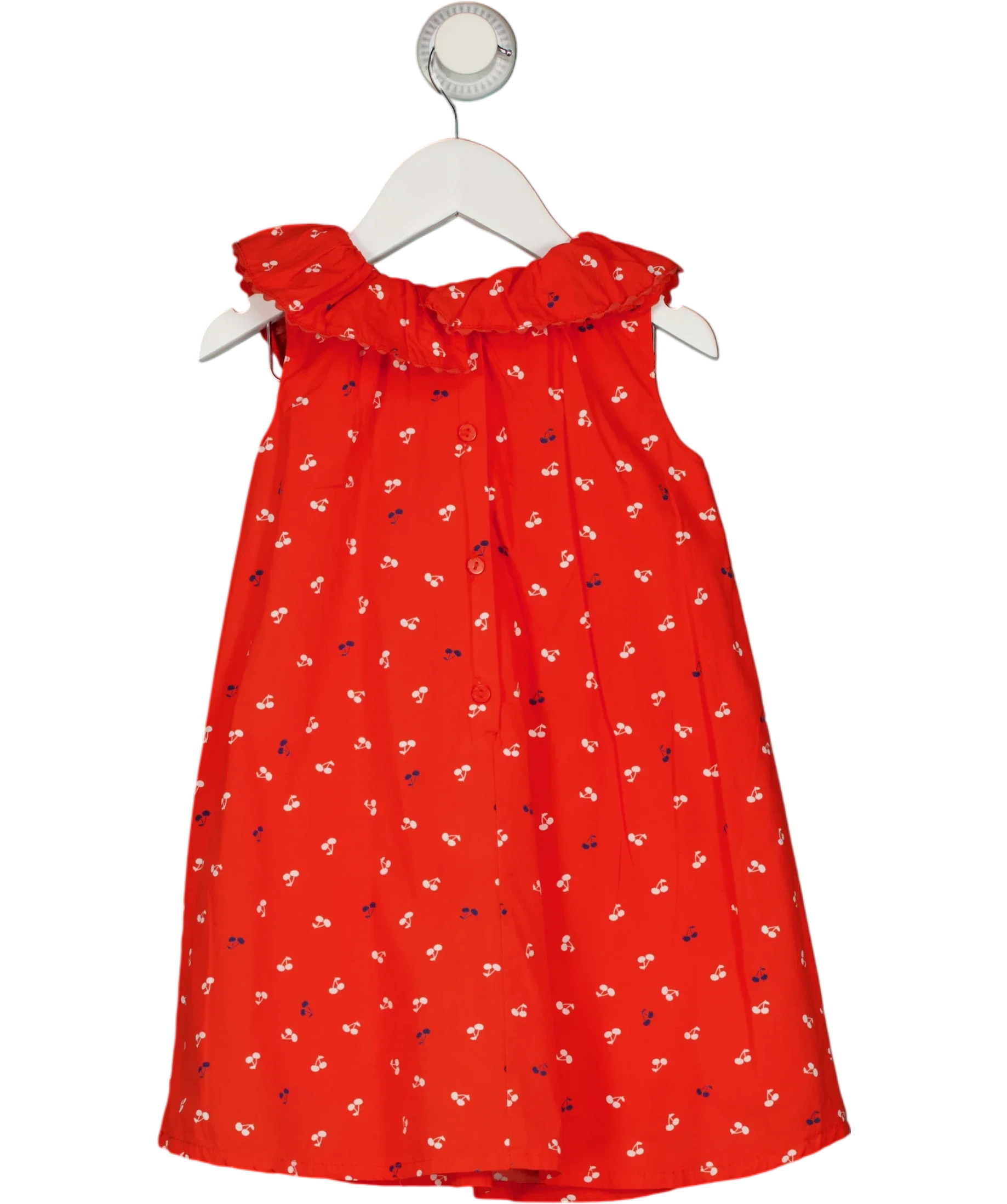 H&M Red Cherry Dress 3 Years — Back