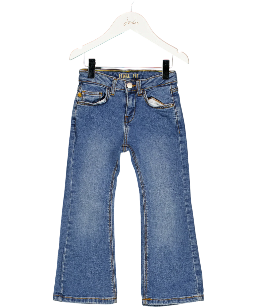 El corte ingles Blue Flare Fit Jenans 4 Years — Front