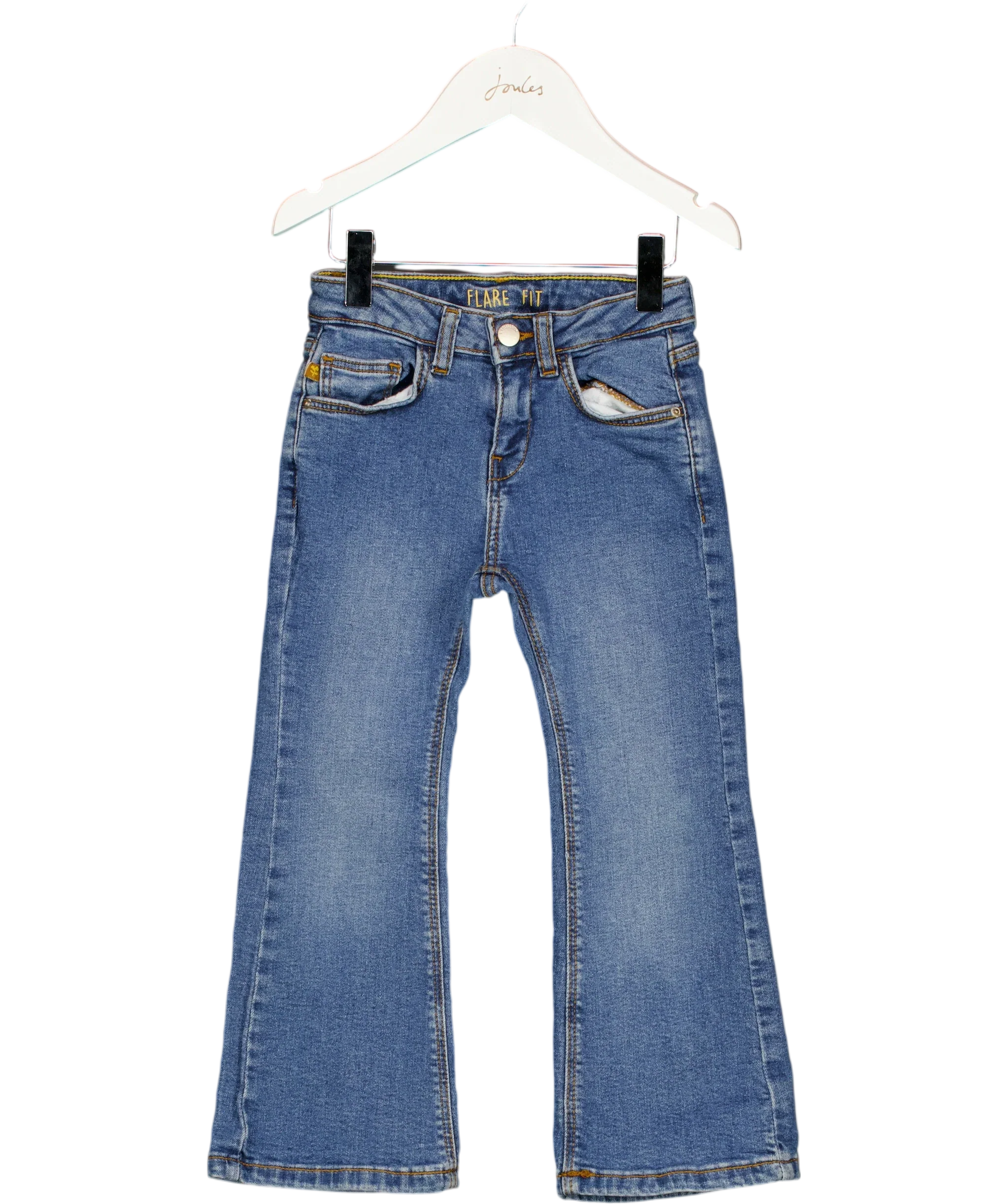 El corte ingles Blue Flare Fit Jenans 4 Years — Front