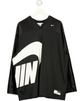 Nike Black Sportswear Dance Long Sleeved Jersey Black, size UK L — front