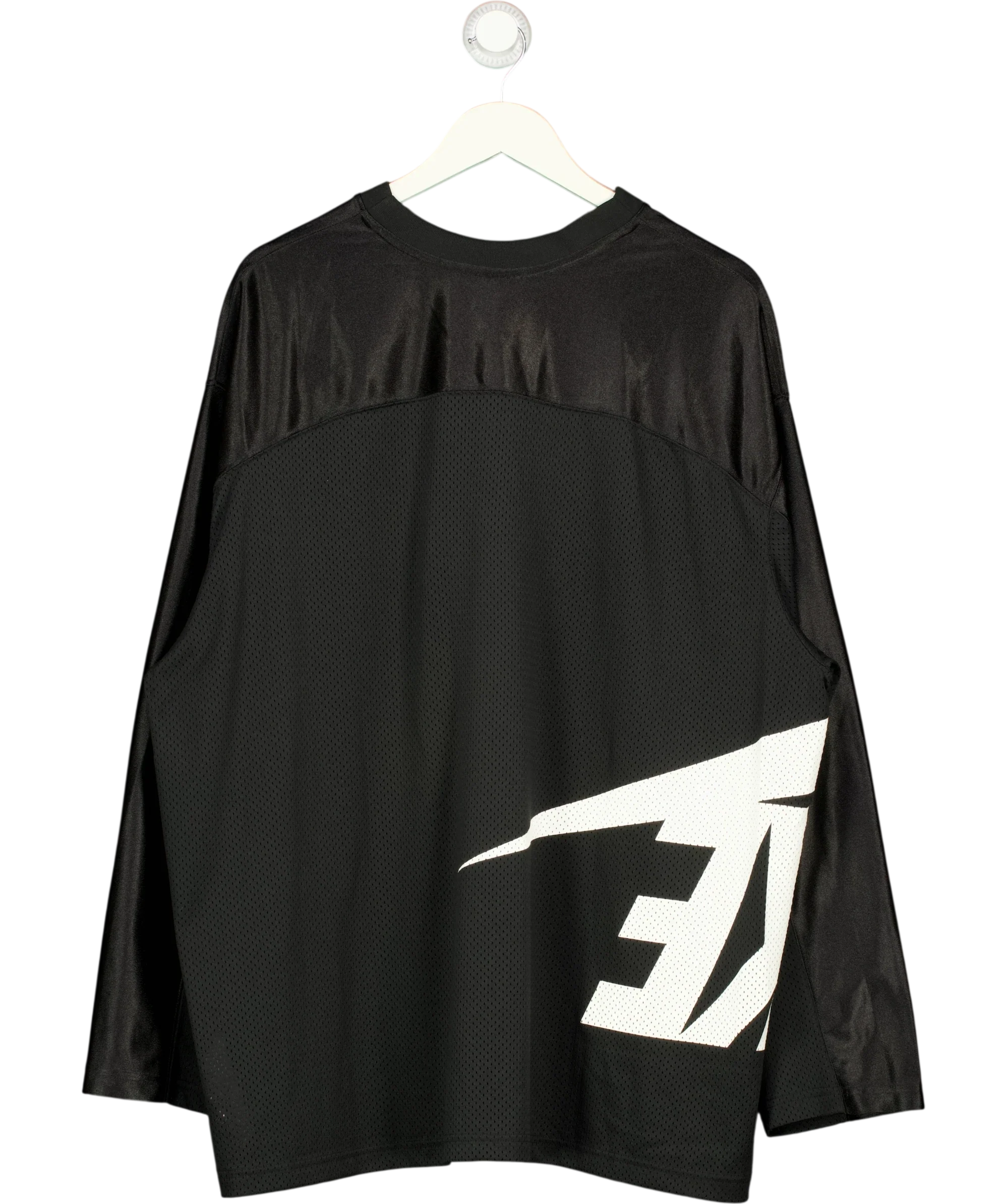 Nike Black Sportswear Dance Long Sleeved Jersey Black, size UK L — back