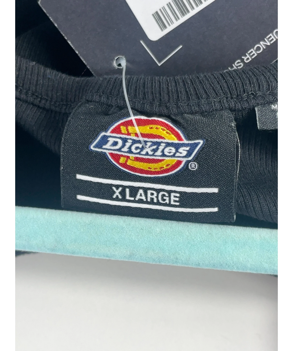 Dickies Black Black Cropped Cardigan, size UK XL — detail