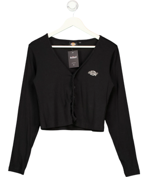 Dickies Black Cropped Cardigan UK XL