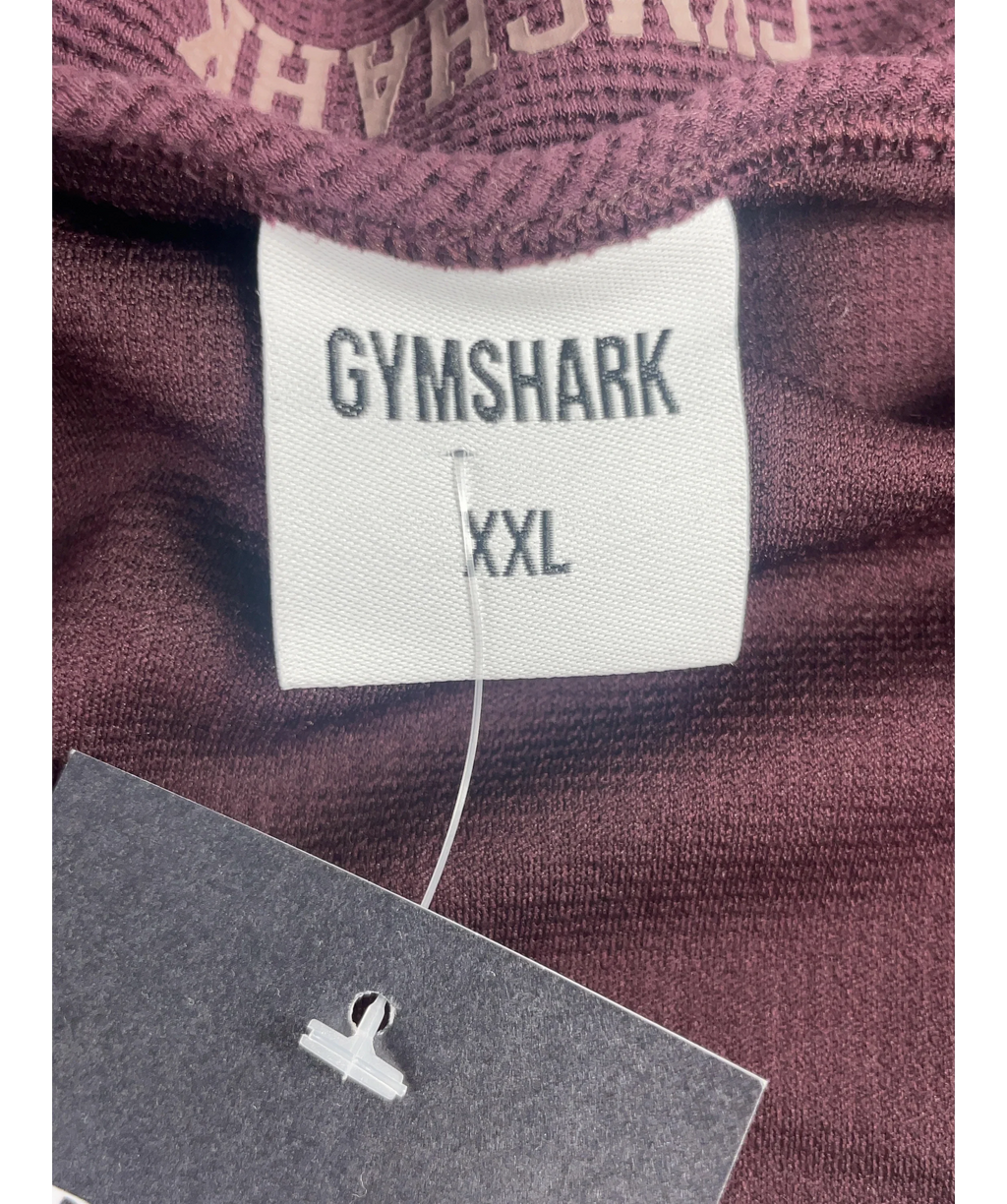 GYMSHARK Purple Cropped Tank Cherry Purple, size UK XXL — detail