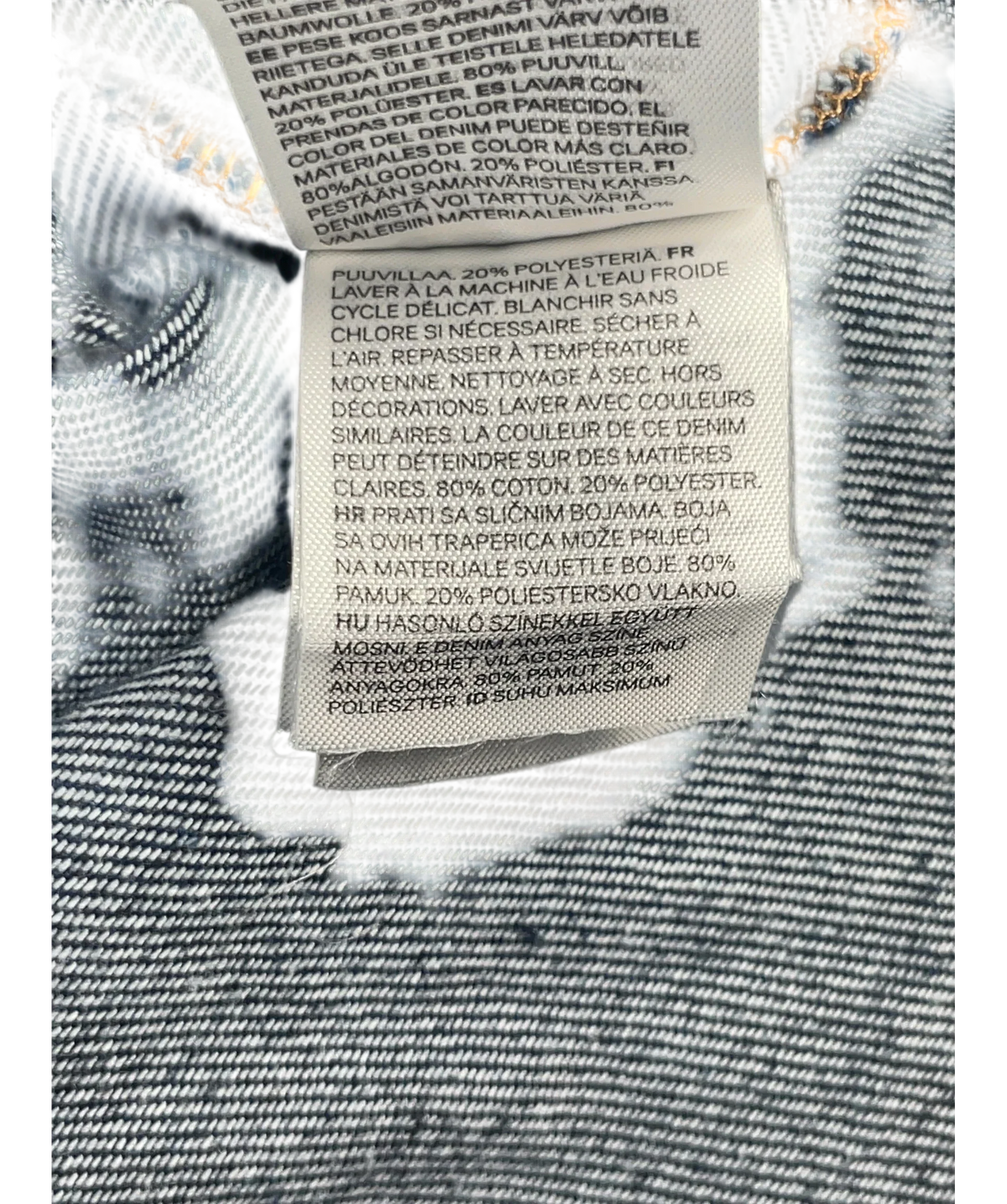 H&M Indigo Blue Denim Oversized Shirt UK XL — Extra shot