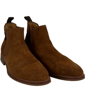 Russell & Bromley Brown Suede Chelsea Boots UK 8 EU 41