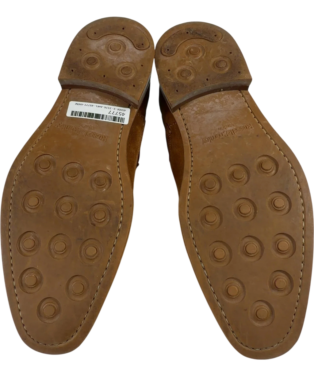 Russell & Bromley Brown Suede Chelsea Boots UK 8 EU 41 — Sole