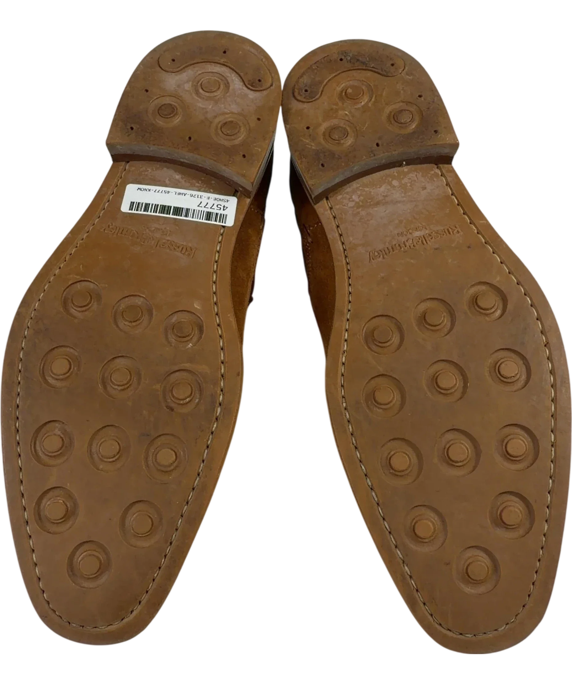 Russell & Bromley Brown Suede Chelsea Boots UK 8 EU 41 — Sole