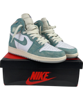 Nike Green QC Nike Air Jordan 1 Retro High OG Turbo Green Trainers, size UK 6 EU 39 👠 — front